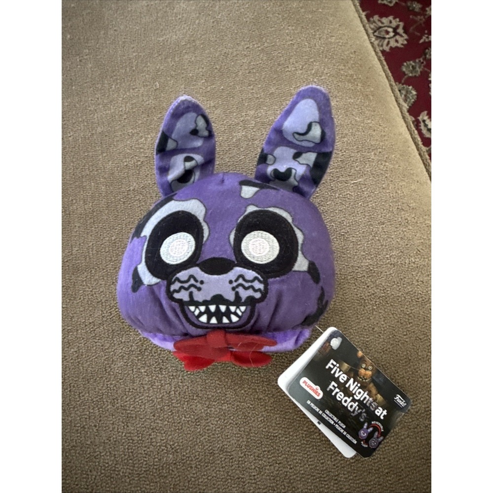 Funko Pop Plushie Bonnie Reversible Head Five Nights at Freddy's 4" Toys (Lexi)